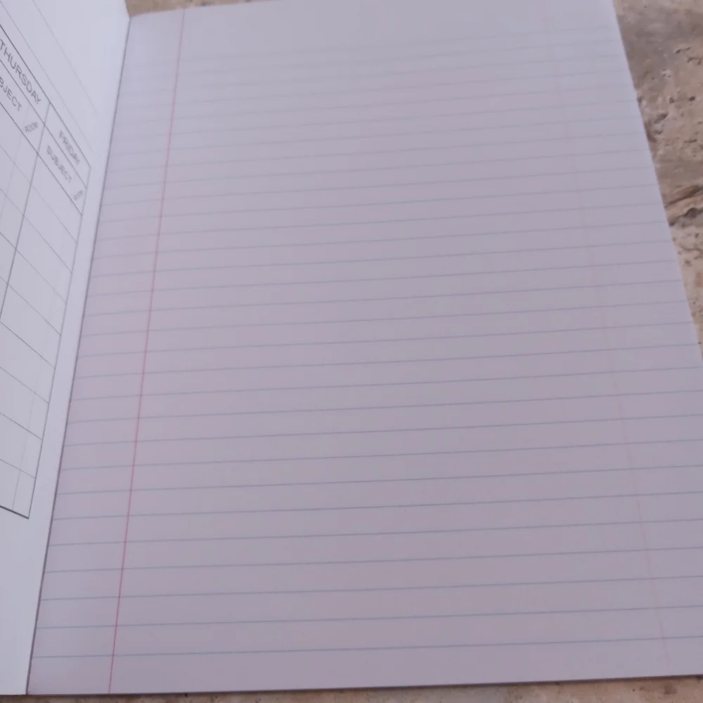 Black College Ruled Composition Notebook - Picture 3 of 4